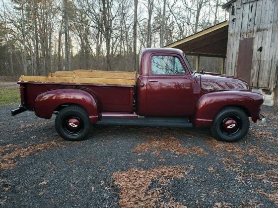 1954 Chevrolet 3600 Pickup Truck Manual No Rust!