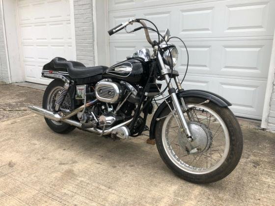 1972 Harley Davidson Super Glide 1200 FX Boattail