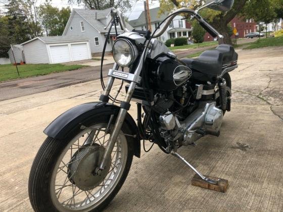 1972 Harley Davidson Super Glide 1200 FX Boattail