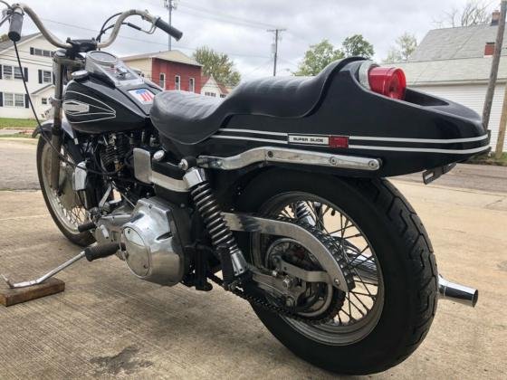 1972 Harley Davidson Super Glide 1200 FX Boattail