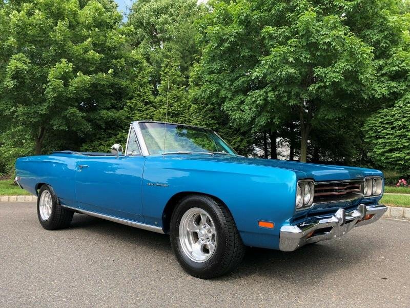 Cars 1969 Plymouth Satellite SPORT CONVERTIBLE 383 V8