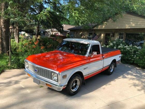 1972 Chevrolet C-10 Cheyenne Short Box Pickup Truck 350