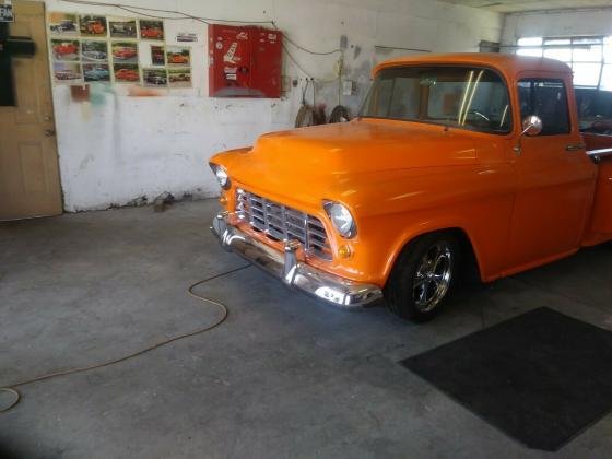 1955 Chevrolet Pickup Truck Short Bed Custom Cab 350