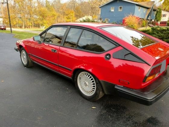 1986 Alfa Romeo GTV6 Hatchback Manual 2.5L With Sunroof