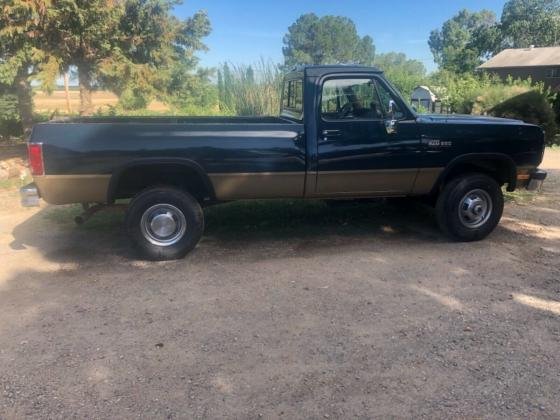 1992 Dodge Power Ram W250 LE 4WD Diesel Truck