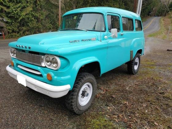 1963 Dodge Power Wagon 4x4 Manual 225 Slant Six