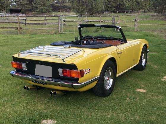 1975 Triumph TR-6 Convertible Manual 6cyl