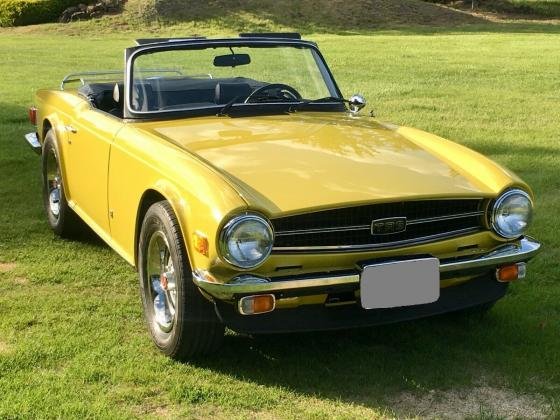 1975 Triumph TR-6 Convertible Manual 6cyl