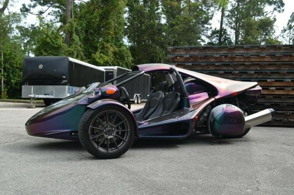 2016 Campagna T-Rex 16S Purple-Green Chameleon Reverse Trike