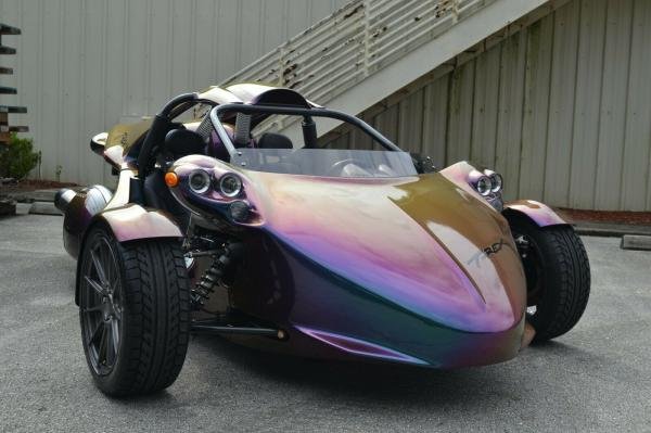 2016 Campagna T-Rex 16S Purple-Green Chameleon Reverse Trike