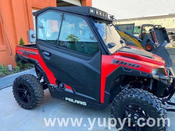 2016 Polaris General 1000 Full Hard Cab with Plow