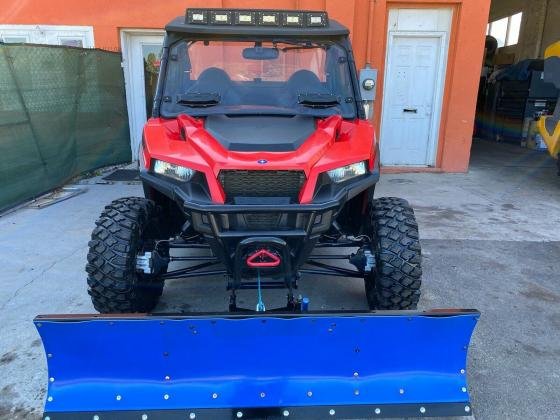 2016 Polaris General 1000 Full Hard Cab with Plow