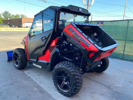 2016 Polaris General 1000 Full Hard Cab with Plow