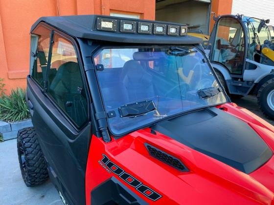 2016 Polaris General 1000 Full Hard Cab with Plow