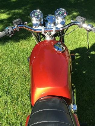 1974 Norton Commando Restored Pearl Orange