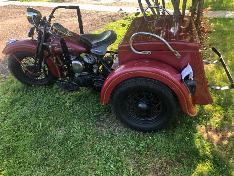 Motorcycles - 1948 Harley-Davidson Touring Servi Car Trike