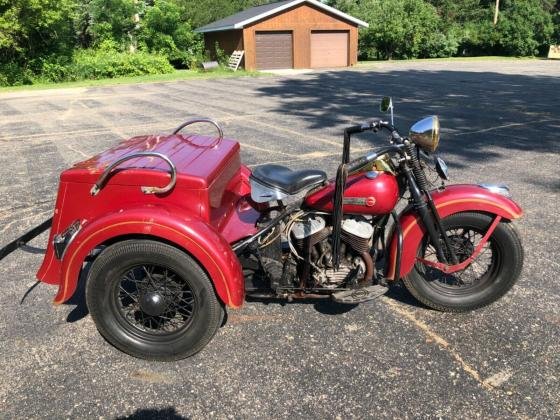 Motorcycles - 1948 Harley-Davidson Touring Servi Car Trike