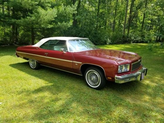 1975 Chevrolet Caprice Convertible Original 454 No Rust