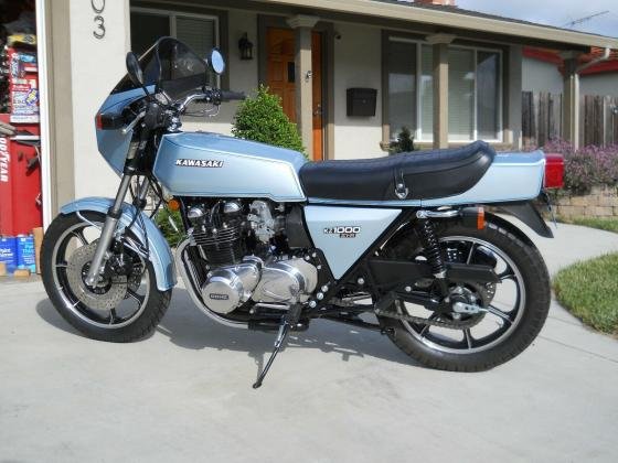 1978 Kawasaki KZ1000 Z1R Restored Blue