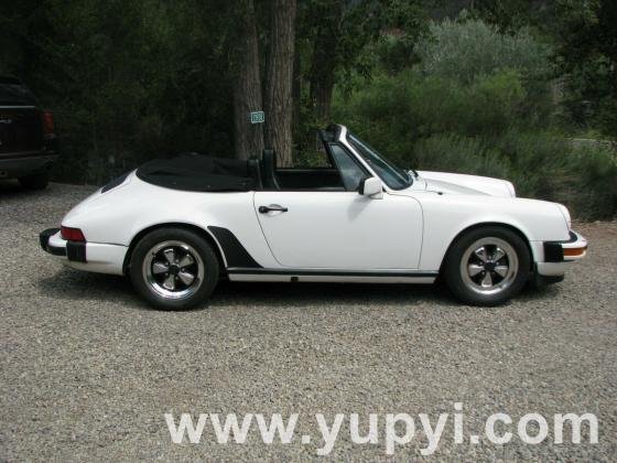 1983 Porsche 911 SC Convertible Manual