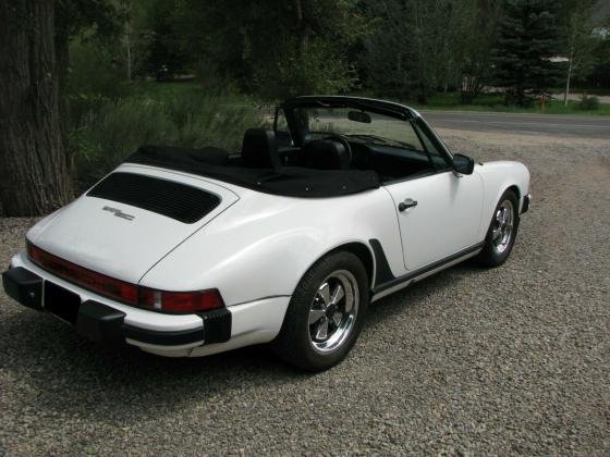 1983 Porsche 911 SC Convertible Manual