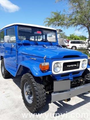 1983 Toyota Land Cruiser FJ40 4X4 Gasoline 2F Engine