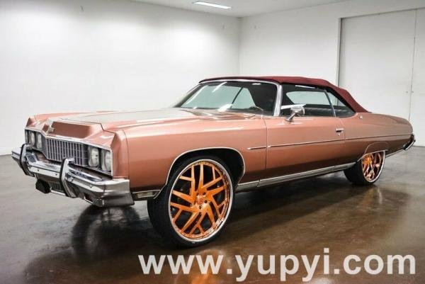 1973 Chevrolet Caprice Classic Champagne Convertible 350