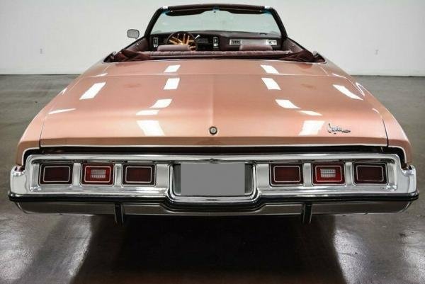 1973 Chevrolet Caprice Classic Champagne Convertible 350