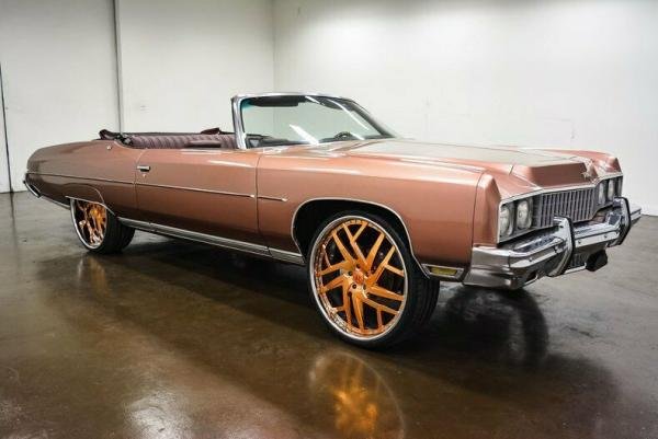 1973 Chevrolet Caprice Classic Champagne Convertible 350