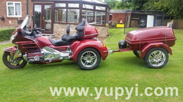 2002 Honda Goldwing 1800 Reverse Trike w/Custom Trailer