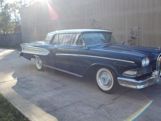 1958 Ford Edsel Pacer Airliner Corsair Convertible