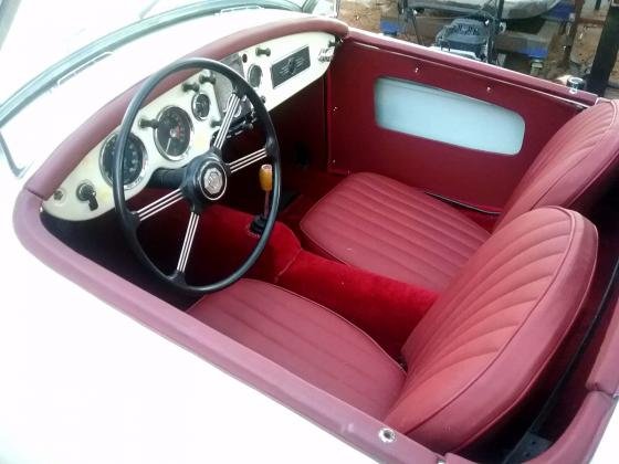 1959 MG MGA Roadster Leather Seats