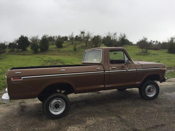 1976 Ford F250 Ranger 4WD Regular Cab