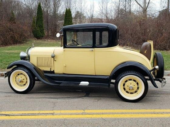 1929 Ford Model A 5 Window Original Coupe With Rumble Seat