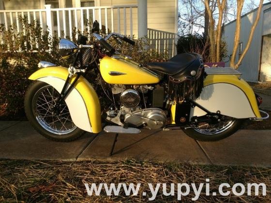 1941 Indian 741 Cruiser 600 White and Yellow