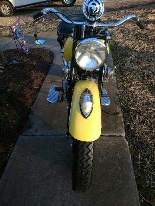 1941 Indian 741 Cruiser 600 White and Yellow