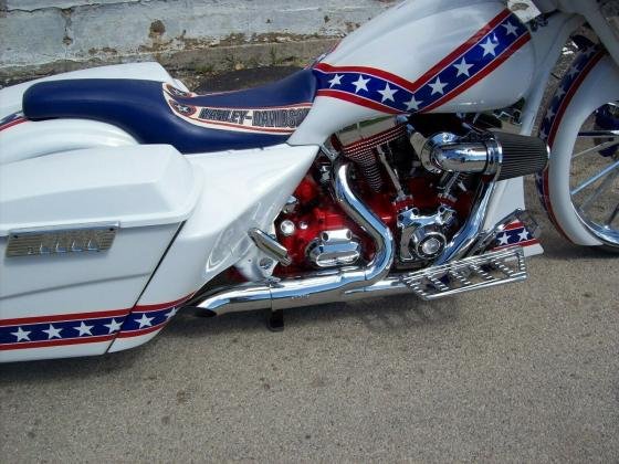 2009 Harley-Davidson Touring Street Glide Evil Kenevil 30' Big Wheel Bagger