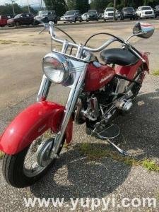 1953 Harley-Davidson FL Panhead Red 1200cc