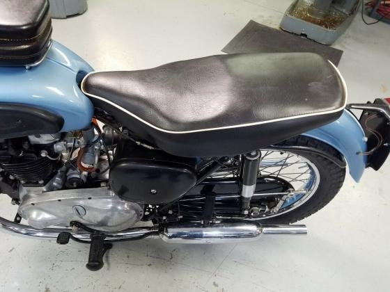 1955 Triumph Tiger T110 Blue Restored