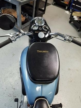 1955 Triumph Tiger T110 Blue Restored