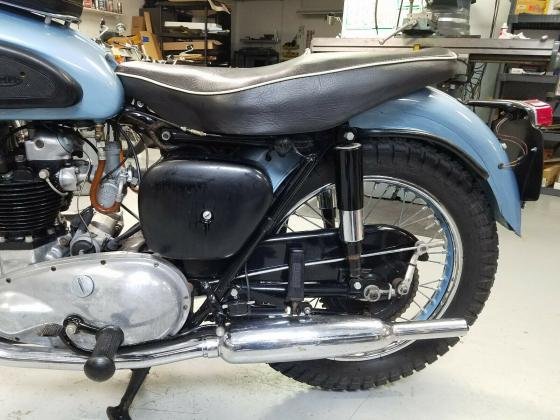 1955 Triumph Tiger T110 Blue Restored