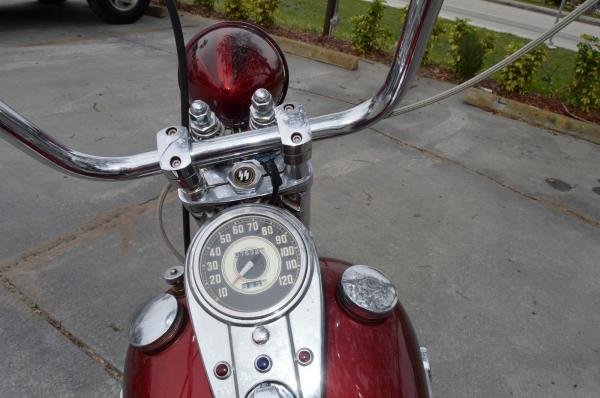 1940 Harley-Davidson Flathead 80 ULH Custom Red 1340cc