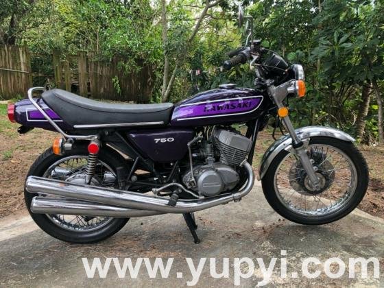 1975 Kawasaki Mach 4 Original Purple