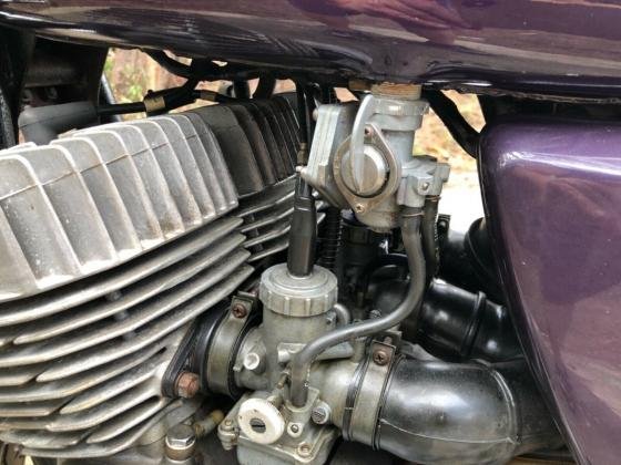 1975 Kawasaki Mach 4 Original Purple