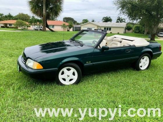 1990 Ford Mustang LX Convertible Manual 5.0L Gas V8