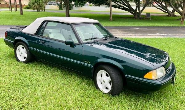 1990 Ford Mustang LX Convertible Manual 5.0L Gas V8