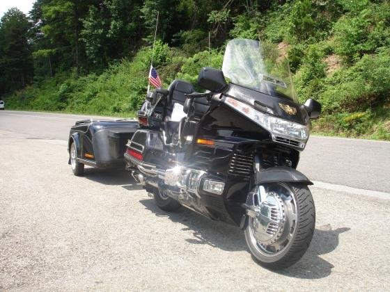 1997 Honda Goldwing & Trailer