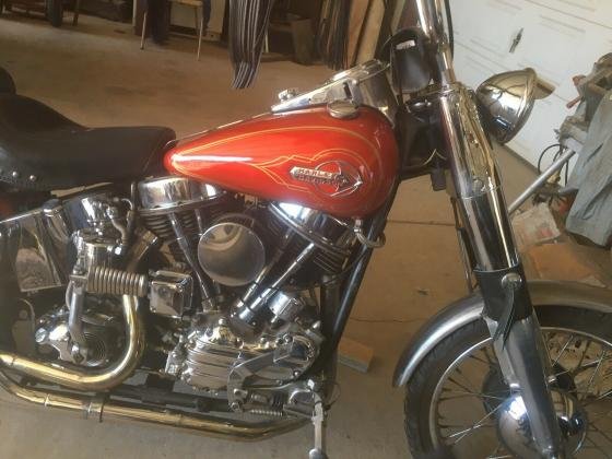 1958 Harley-Davidson Street Panhead Red