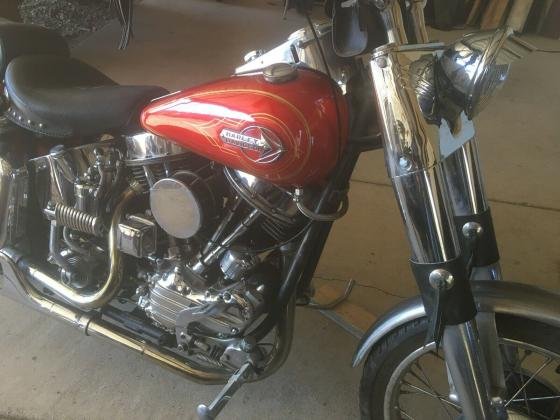 1958 Harley-Davidson Street Panhead Red