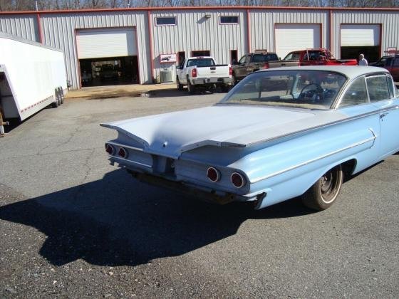 1960 Chevrolet Impala Belair Bubbletop Coupe 283 V-8 Easy Project